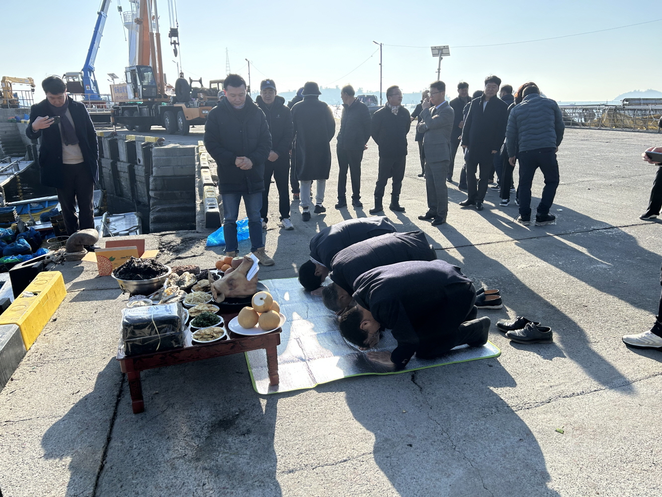진도군, ‘김 양식 풍년을 기원’하는 초매식 진행 이미지
