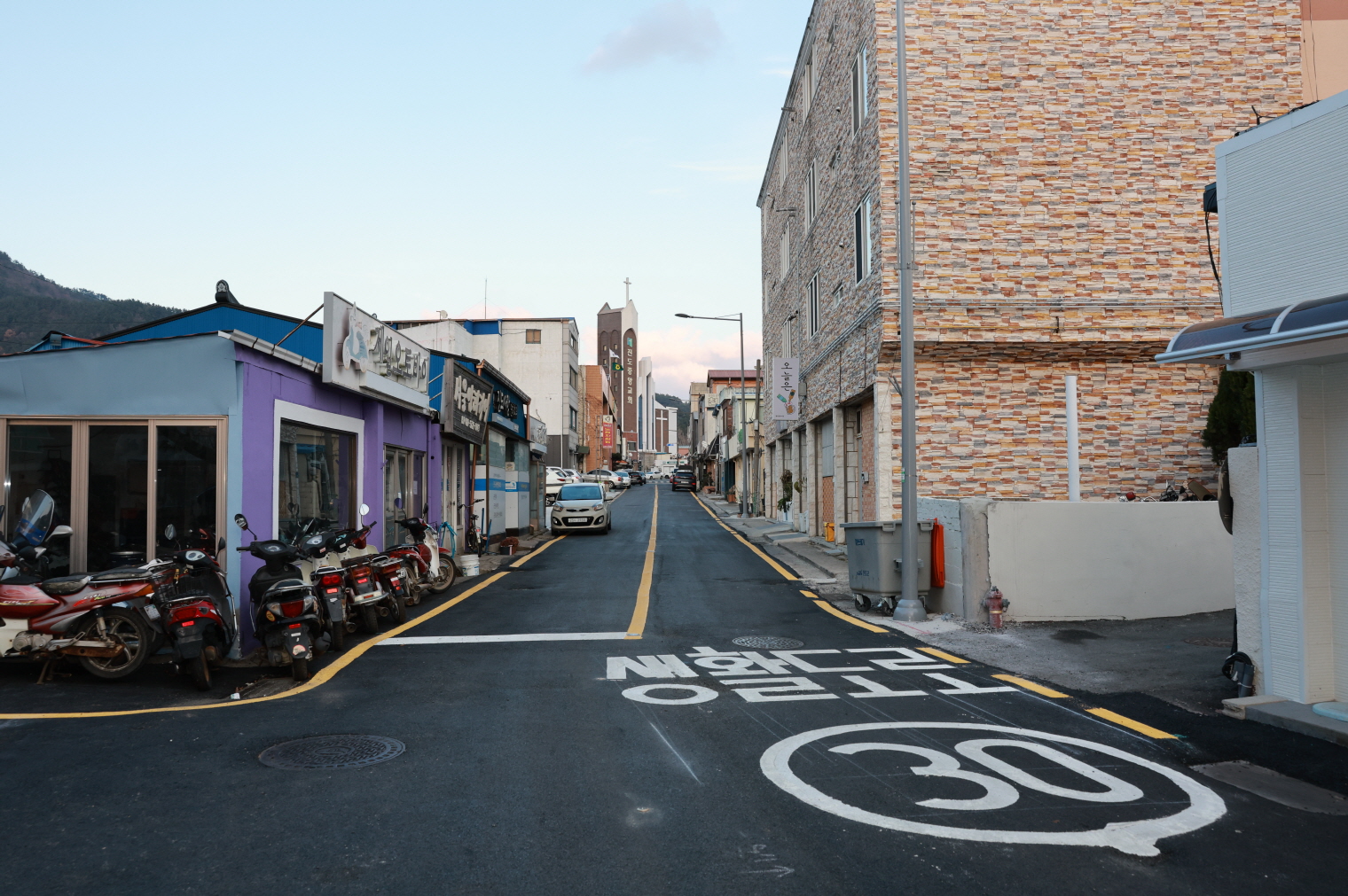 진도군, ‘진도중학교~조금리 사거리 구간’ 지중화사업 완료 이미지