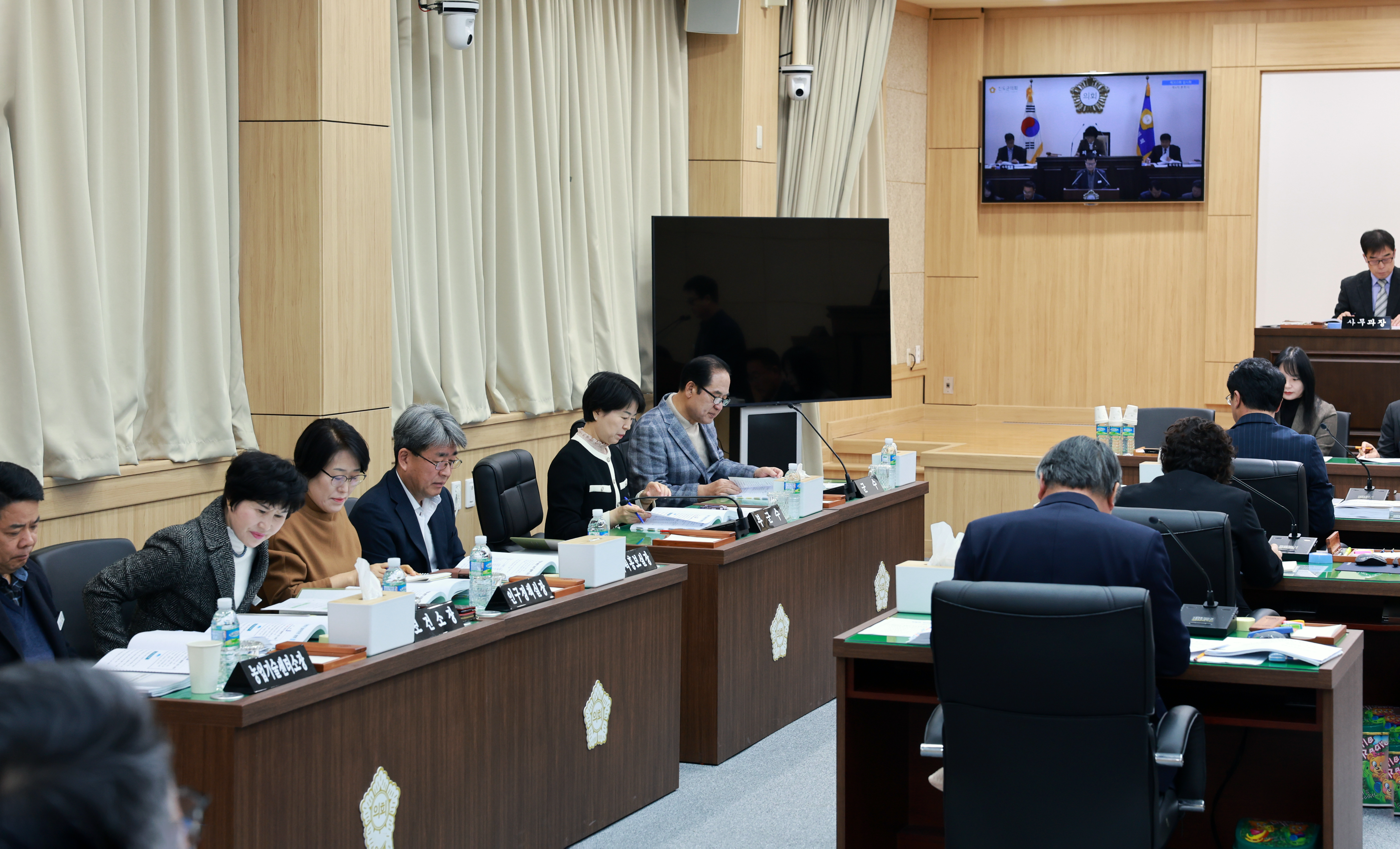 진도군의회 임시회 주요업무계획 청취 첨부#3