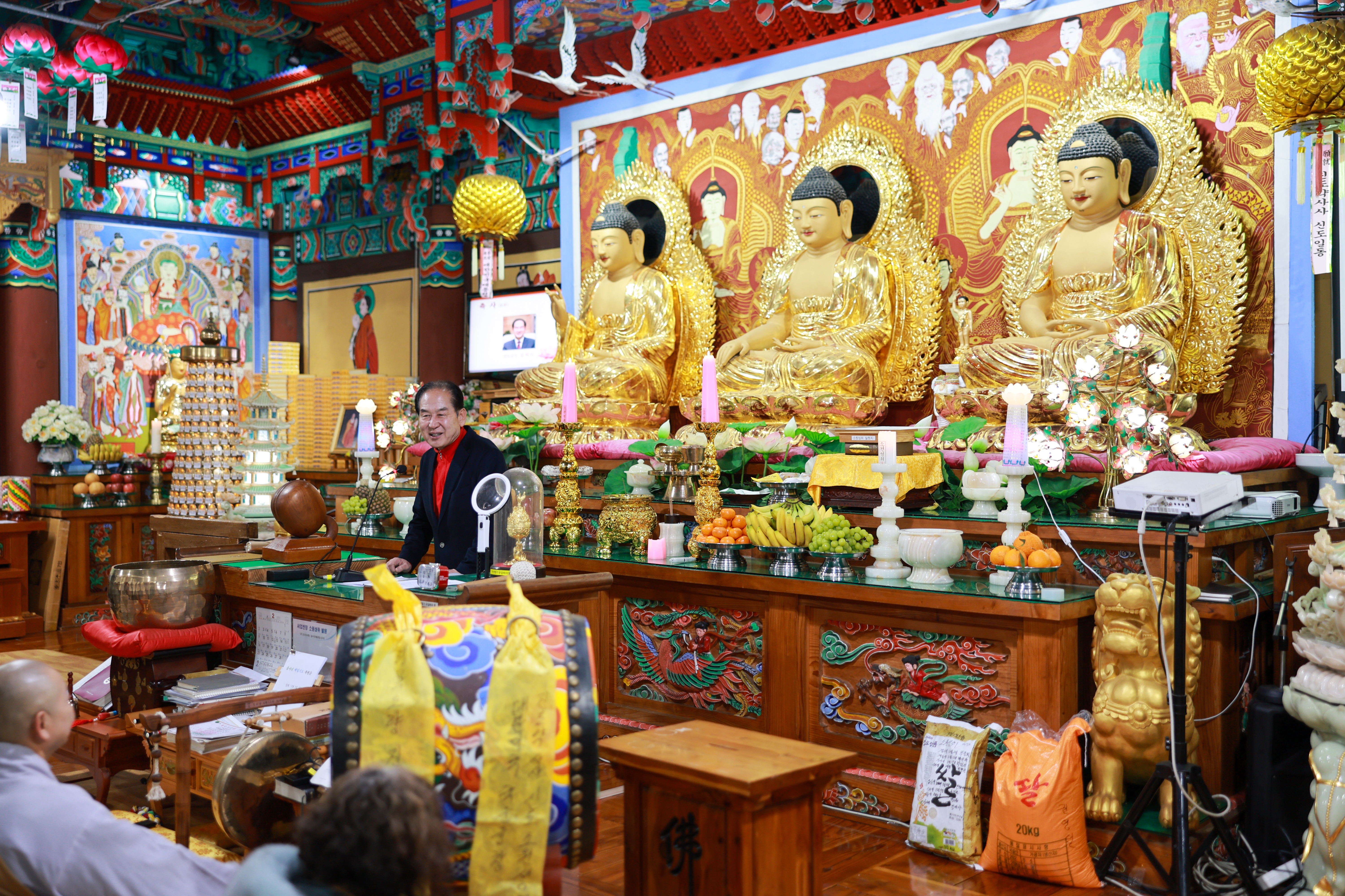 진도 약사사 정월대보름 민속놀이 행사 이미지