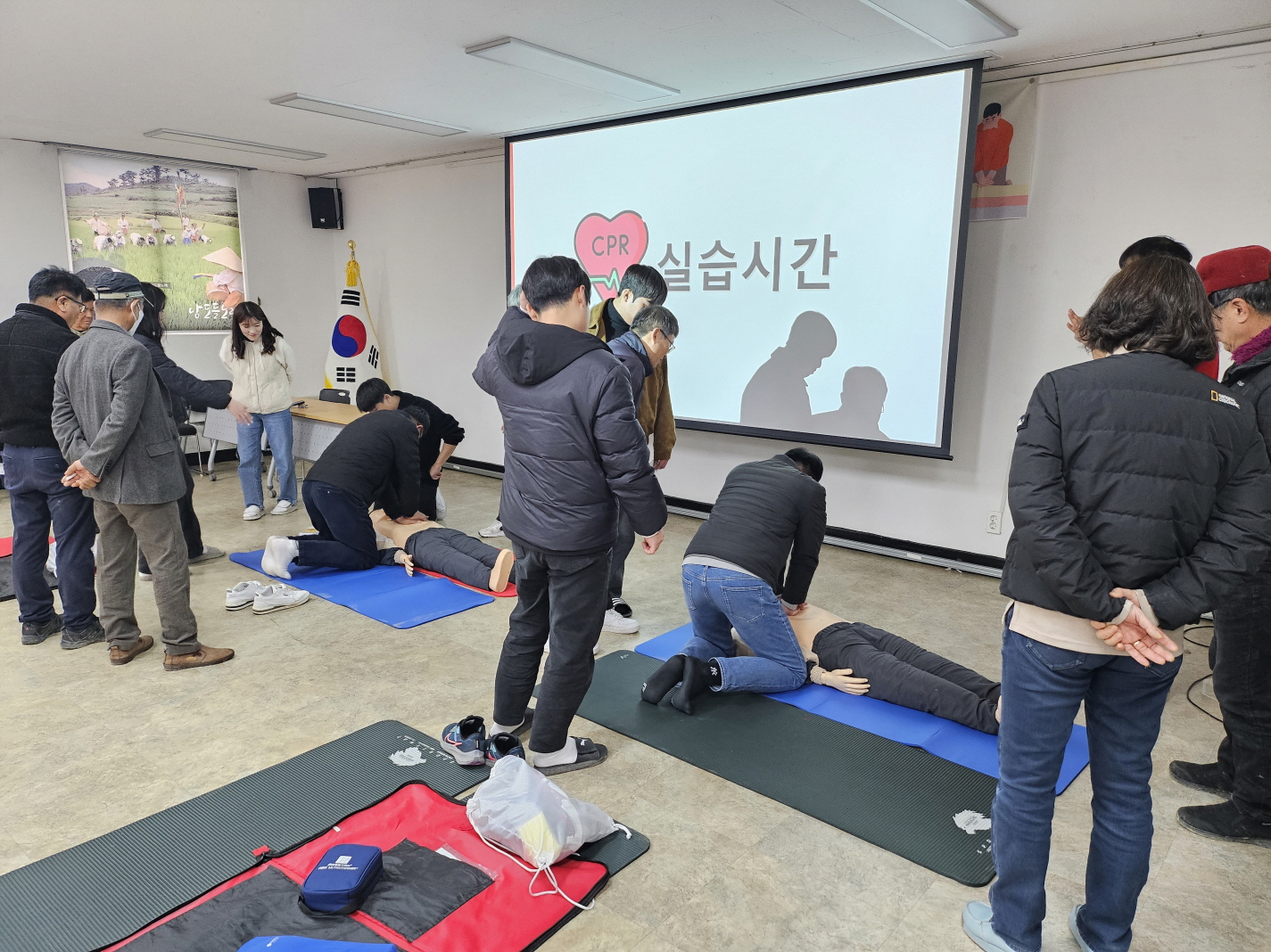 진도군보건소, 심폐소생술 교육을 통해 안전한 진도 만들기 이미지