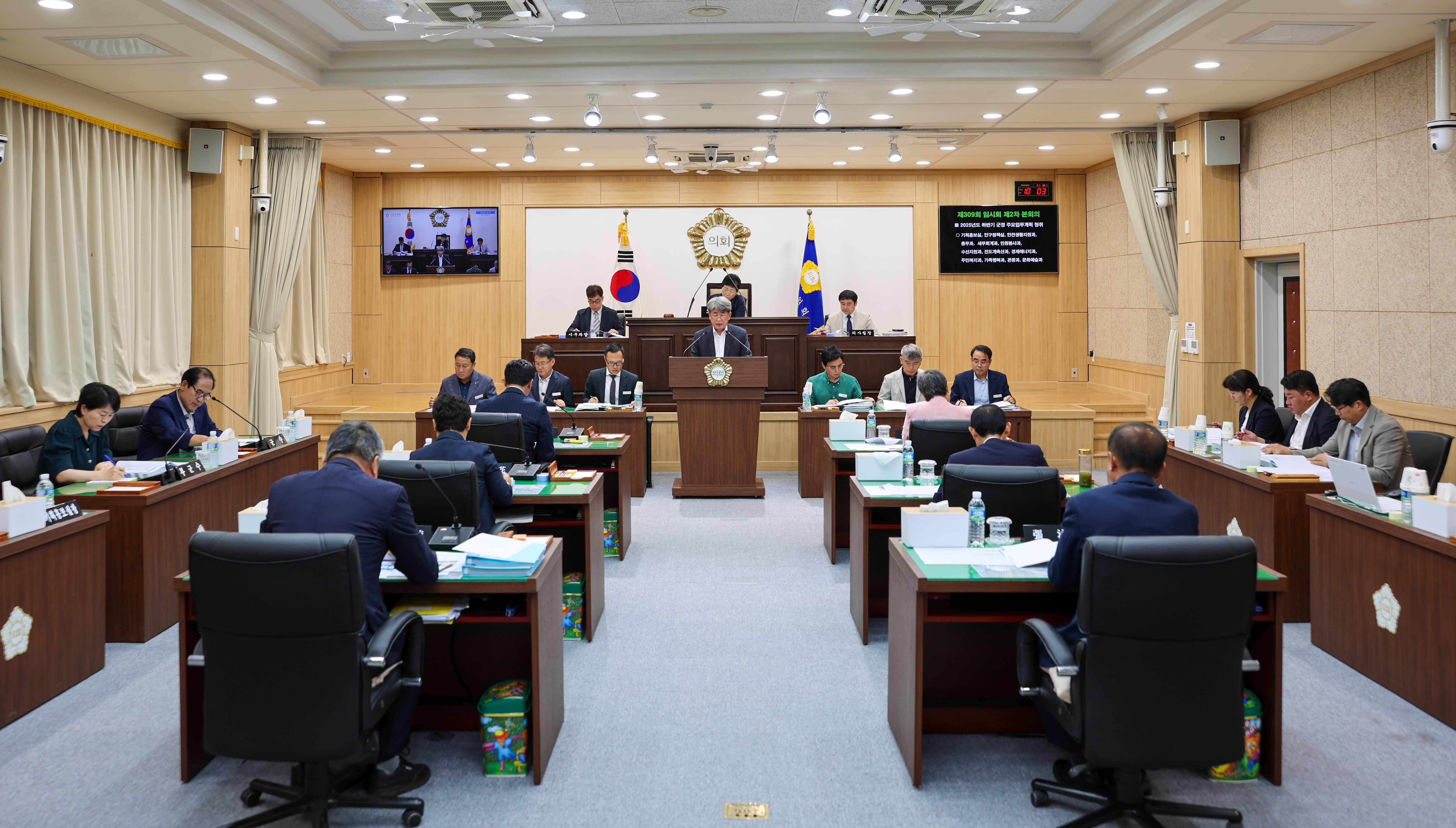 제309회 진도군의회 임시회 이미지
