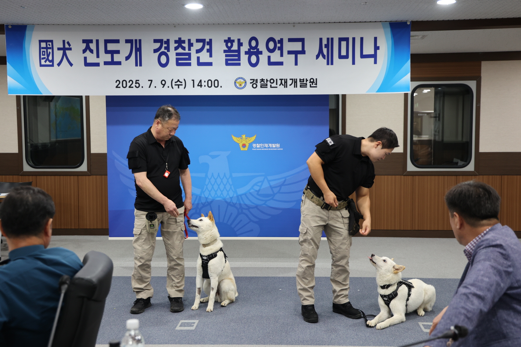진도개, 대한민국 최초! 경찰견으로서 가능성 확인 이미지