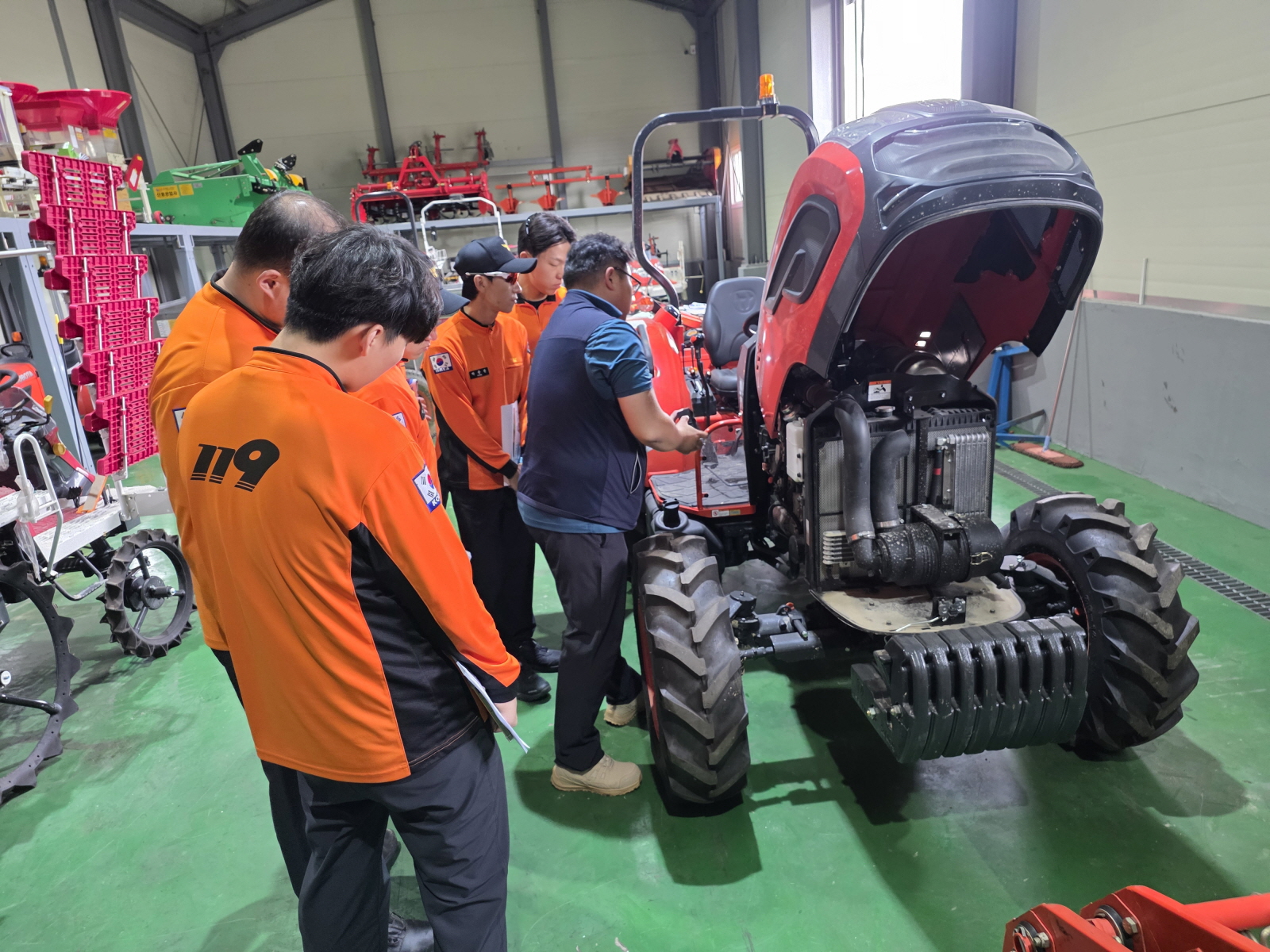 진도군, 소방관 대상 농기계 사고 대응 교육 진행 이미지