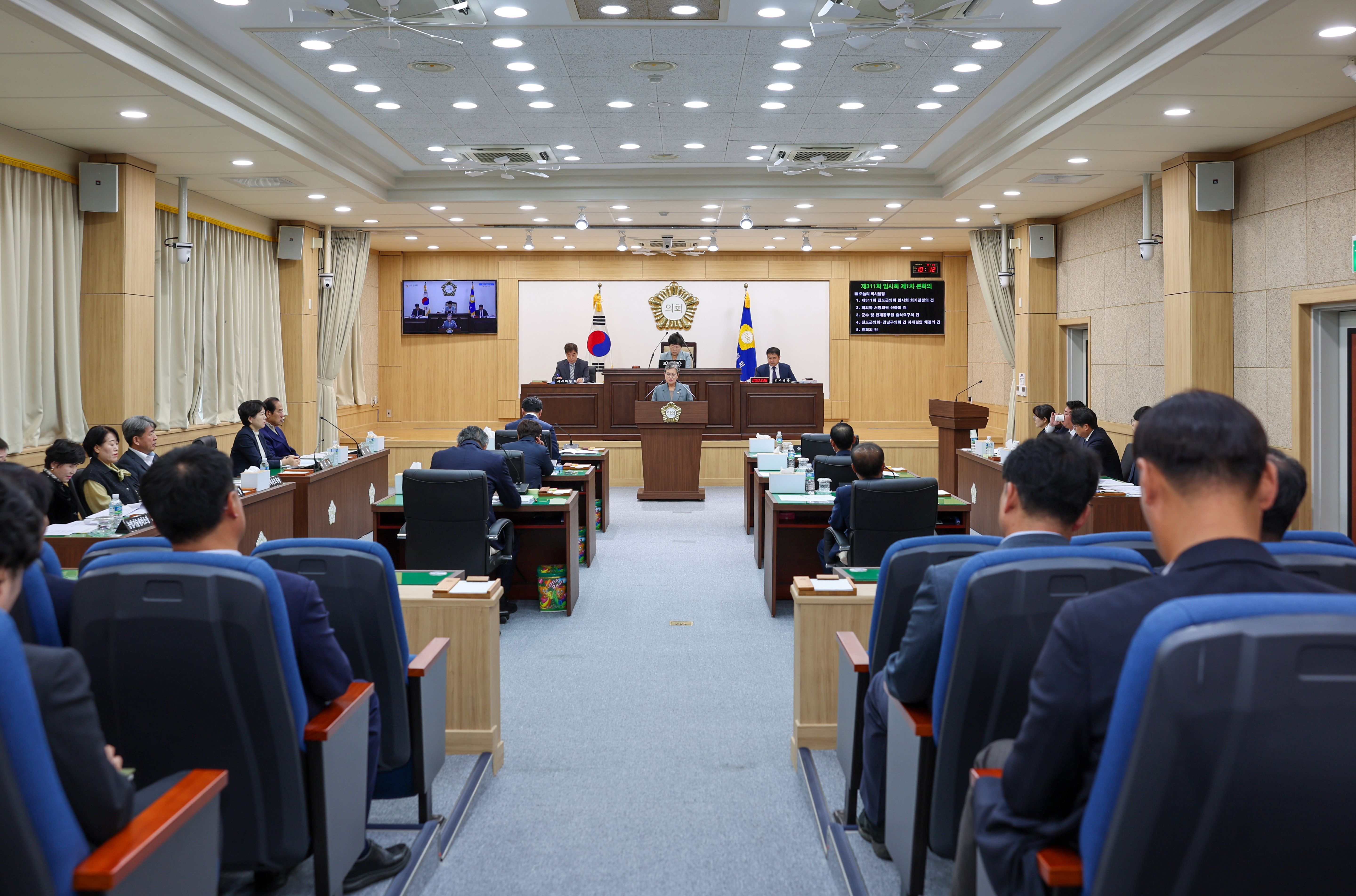 제311회 진도군의회 임시회 개회식 첨부#2