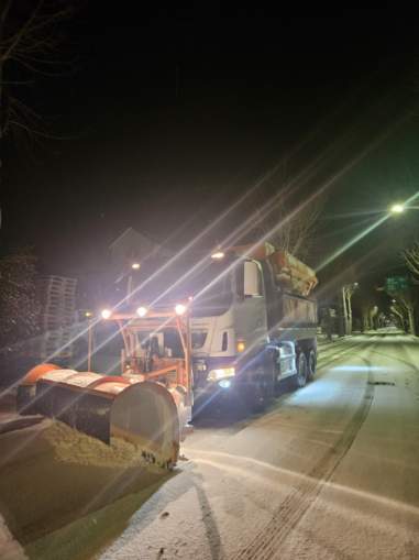 제설작업 종사자분께 감사드립니다. 첨부#2