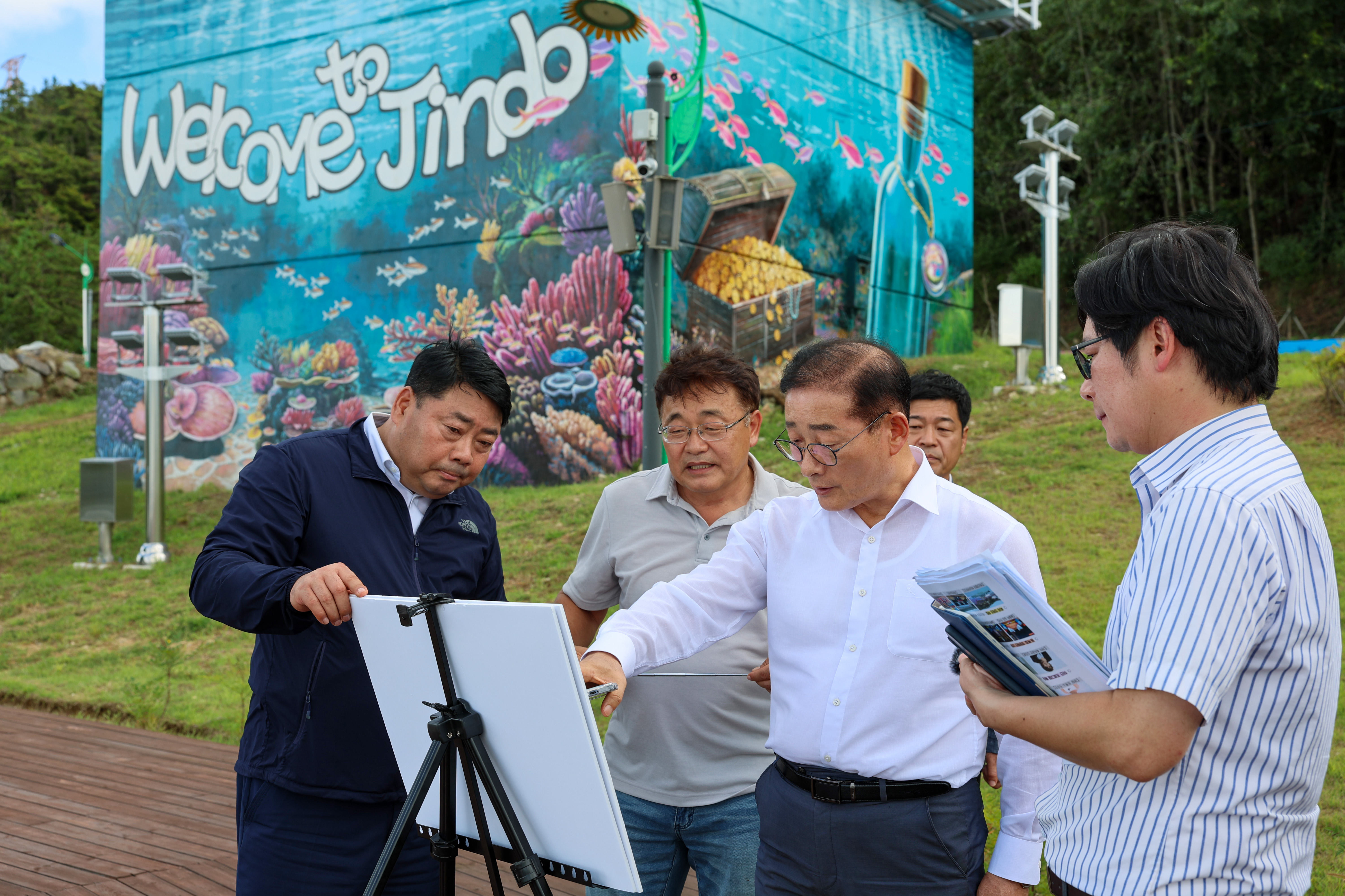 명량대첩축제 현장 및 녹진관광지 현장 점검 이미지